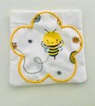 Daisy Applique Coaster Embroidery File, Bumble Bee Mug Rug (Digital Download)