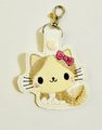 ITH Embroidered Kitty Key Fob, Fluffy Tail Keychain Accessory (Digital Download) 4x4 Hoop Design