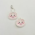 ITH Sketch Pig Face Keyring & Eyelet Digital Download- Embroidery Design
