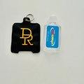 ITH DR Initials Hand Sanitizer Holder Keychain,  Initials DR ,4X4 Hoop Embroidery Design Download.