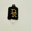 ITH DR Initials Hand Sanitizer Holder Keychain,  Initials DR ,4X4 Hoop Embroidery Design Download.